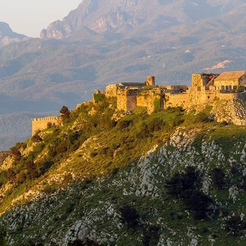 Rozafa Castle with panoramic views, showcasing the historical and scenic beauty of the castle.